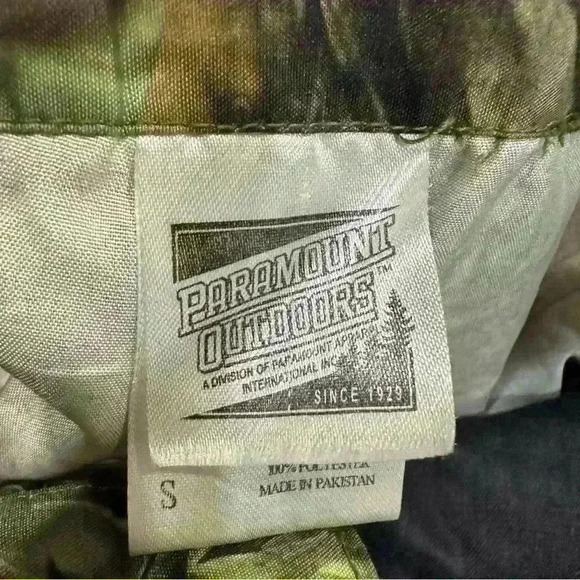 Paramount Outdoors Mens Fishouflage Bass Shorts Fish Print Cargo Pockets Small - Picture 2 of 13